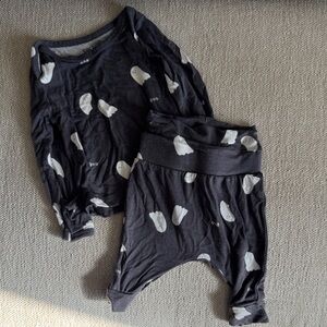 Spooky Ghost Print Kids Matching Set